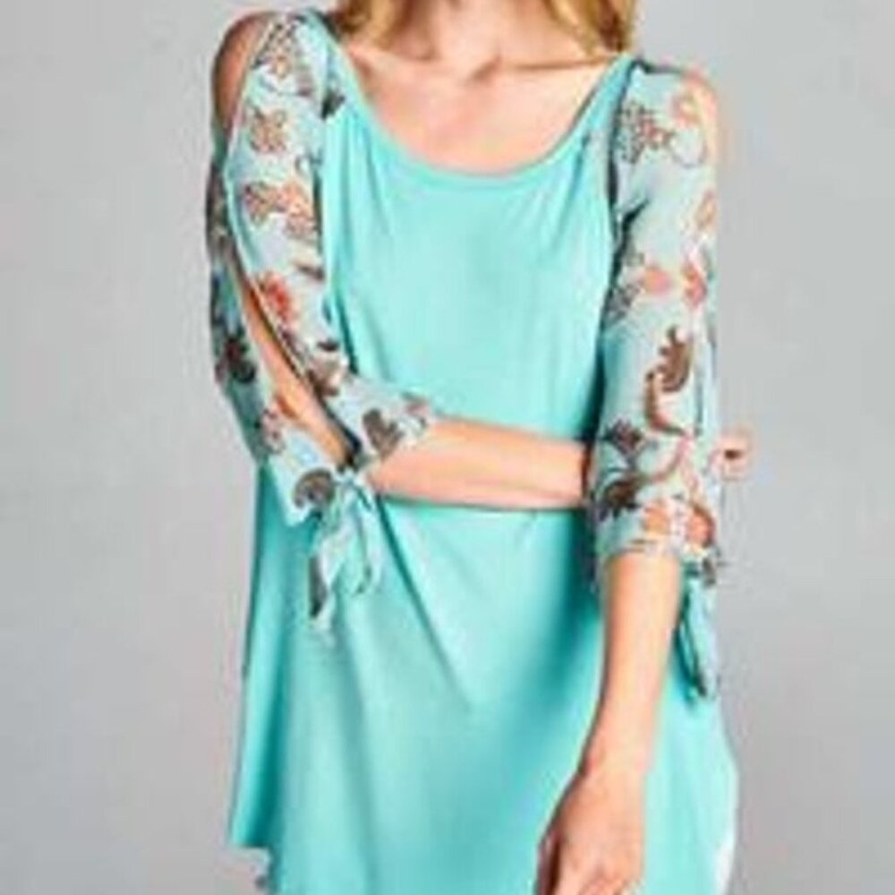open shoulder top